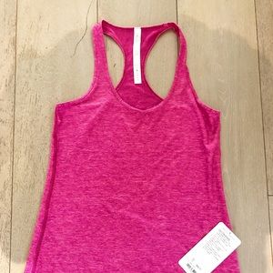 Lululemon Cool Racerback Heathered Jewel Magenta